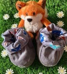First Footings Grey Fox Size Newborn