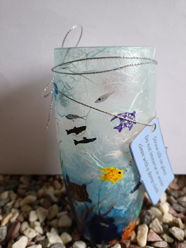 Straw silk on glass - Image 4