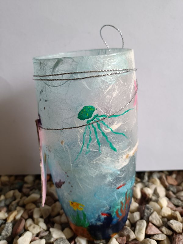 Straw silk on glass - Image 3