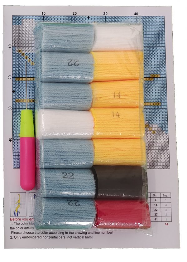 Children’s Rug Making Latch Hooking Kit