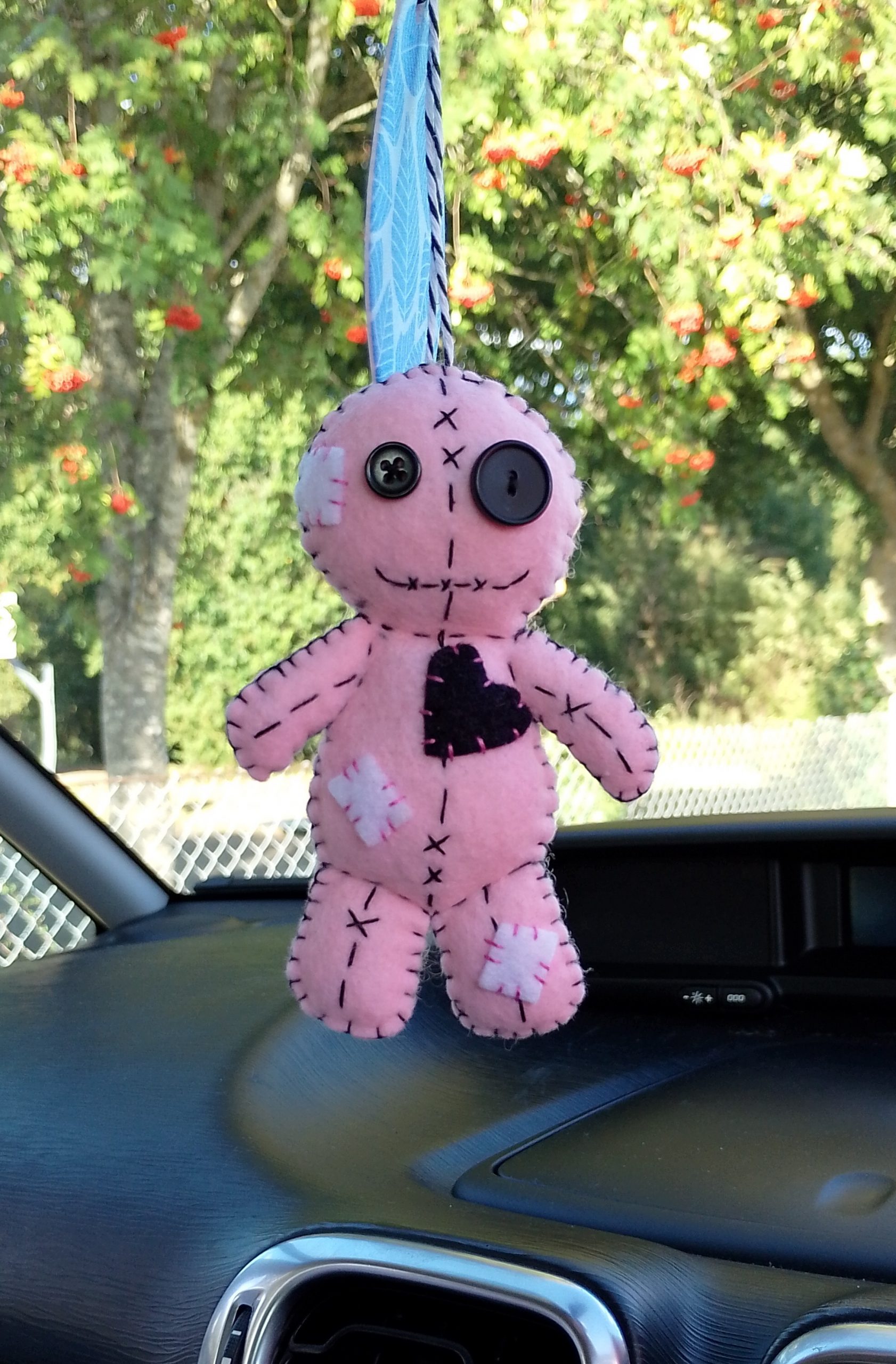 Handmade Cute Voodoo Doll hanging feltie - Image 2