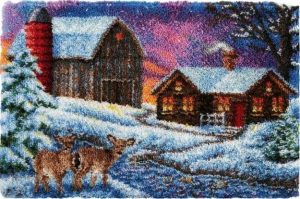 Rug Making Latch Hooking Kit | 2 Deer Country