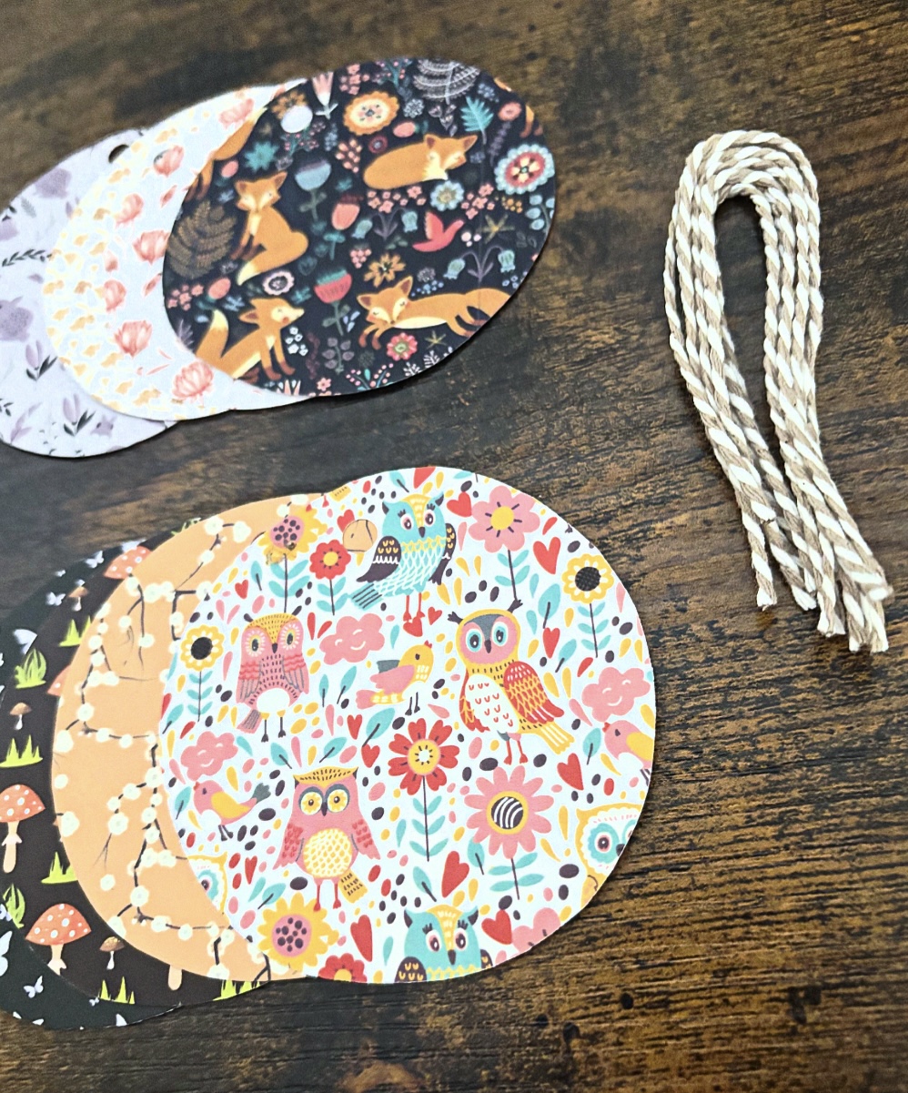 8x forest theme gift tags - Image 3