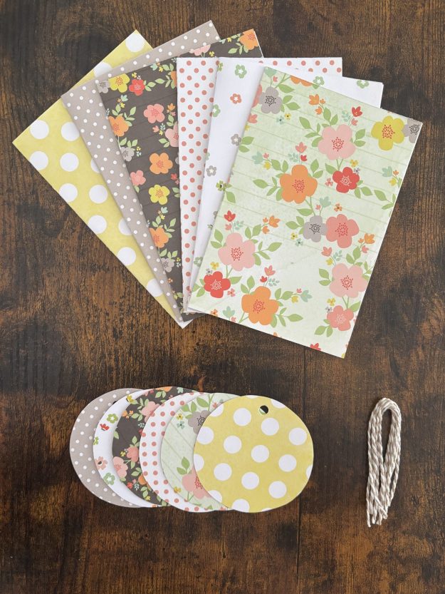 Card and gift tag set