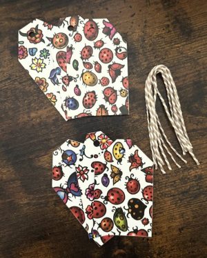Ladybird gift tags