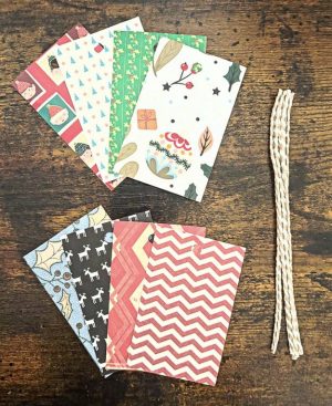 8x Christmas gift tags