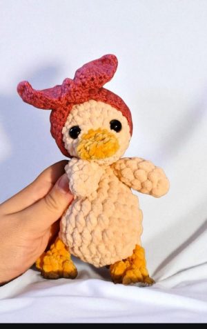 Rosie, the Duckling crocheted plushie