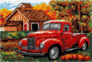 Rug Making Latch Hooking Kit | Vintage Truck