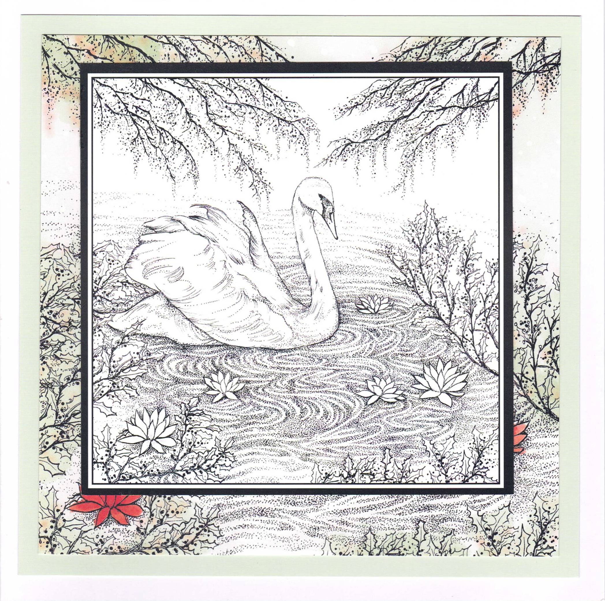 Swan Greeting Card - Image 2