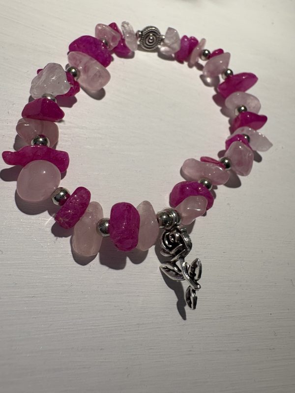 Rose Charm Bracelet - Image 2