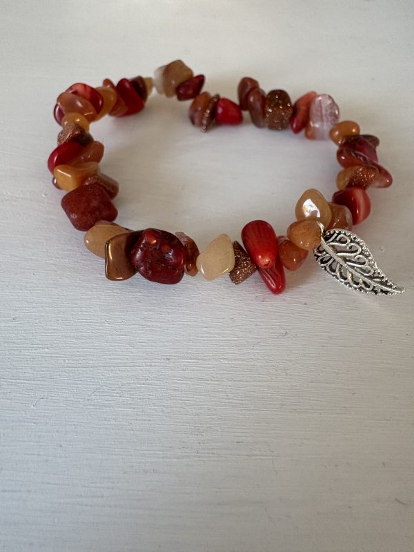 Autumnal Leaf Charm Bracelet - Image 3