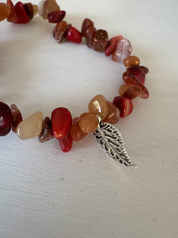 Autumnal Leaf Charm Bracelet - Image 2