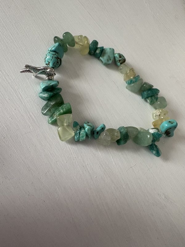 Sea Inspired Aqua Bracelet with Starfish charm - Image 4