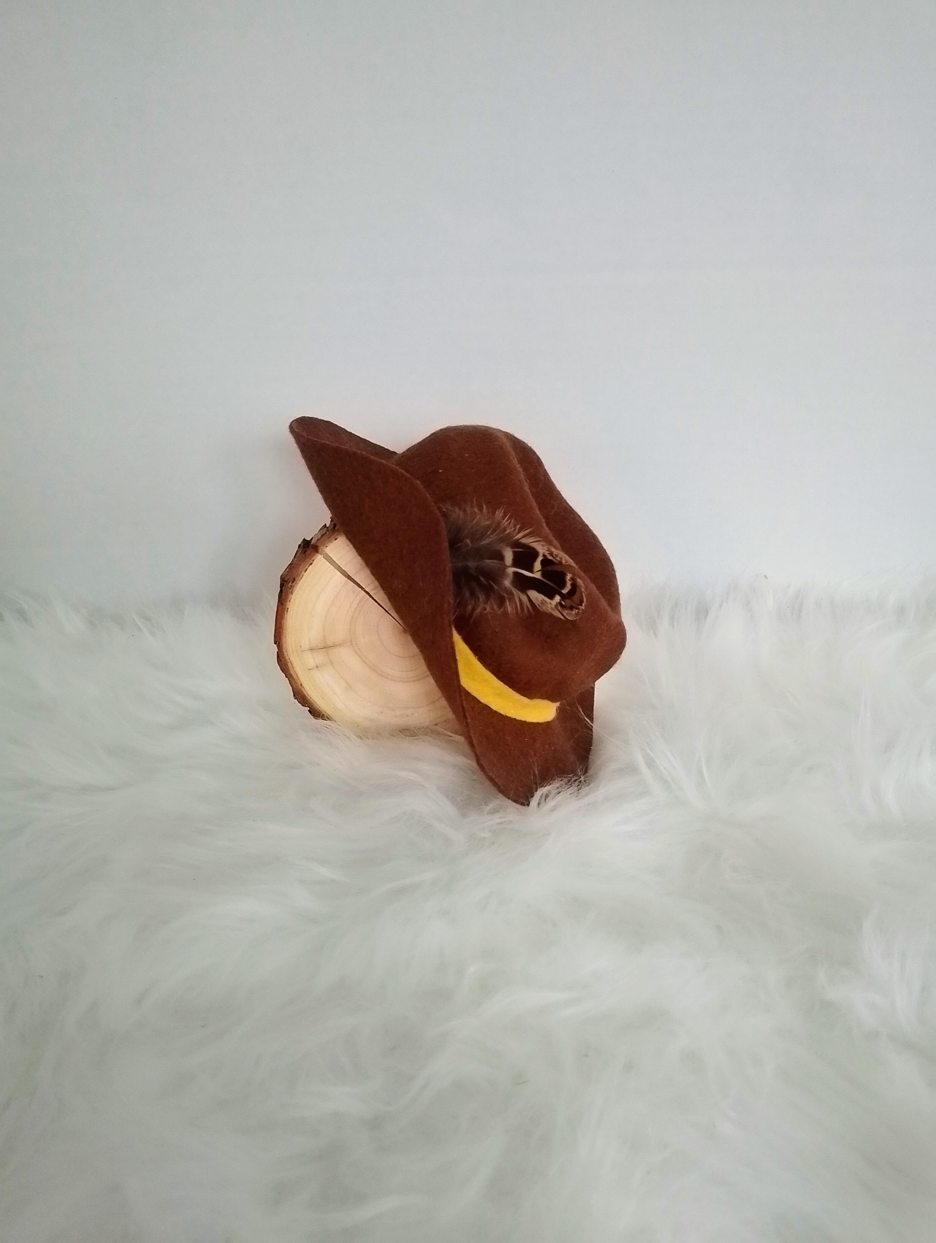 New, high-quality generic, non-branded soft toy bunny with unique, custom-made pair of dungarees and cowboy hat by Enchanting World. - Image 8