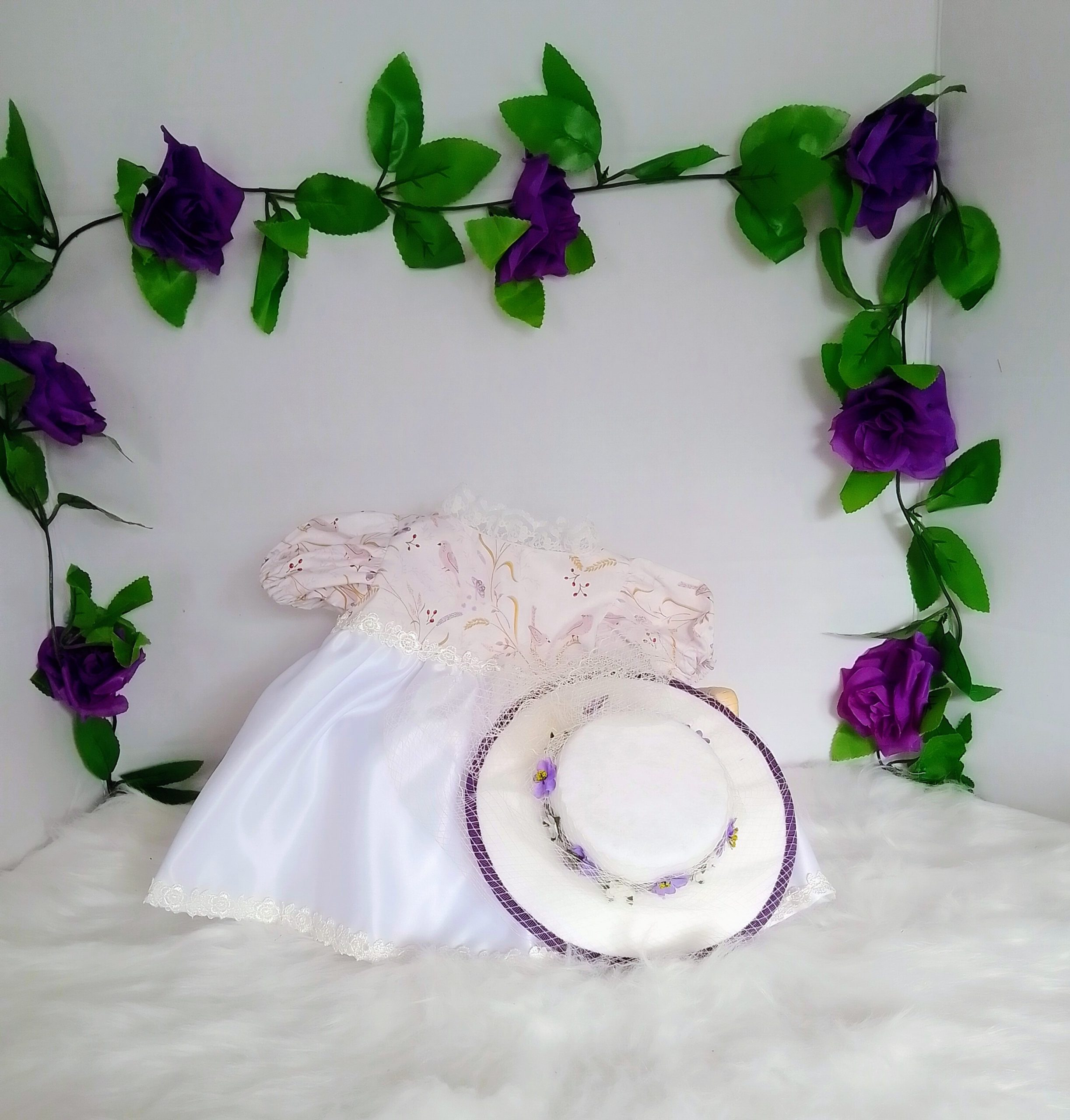 Couple of custom-clothed soft toy teddy bears (original base : Bebamour teddy bears), with unique, handcrafted wedding fashion and millinery by Enchanting World. - Image 11