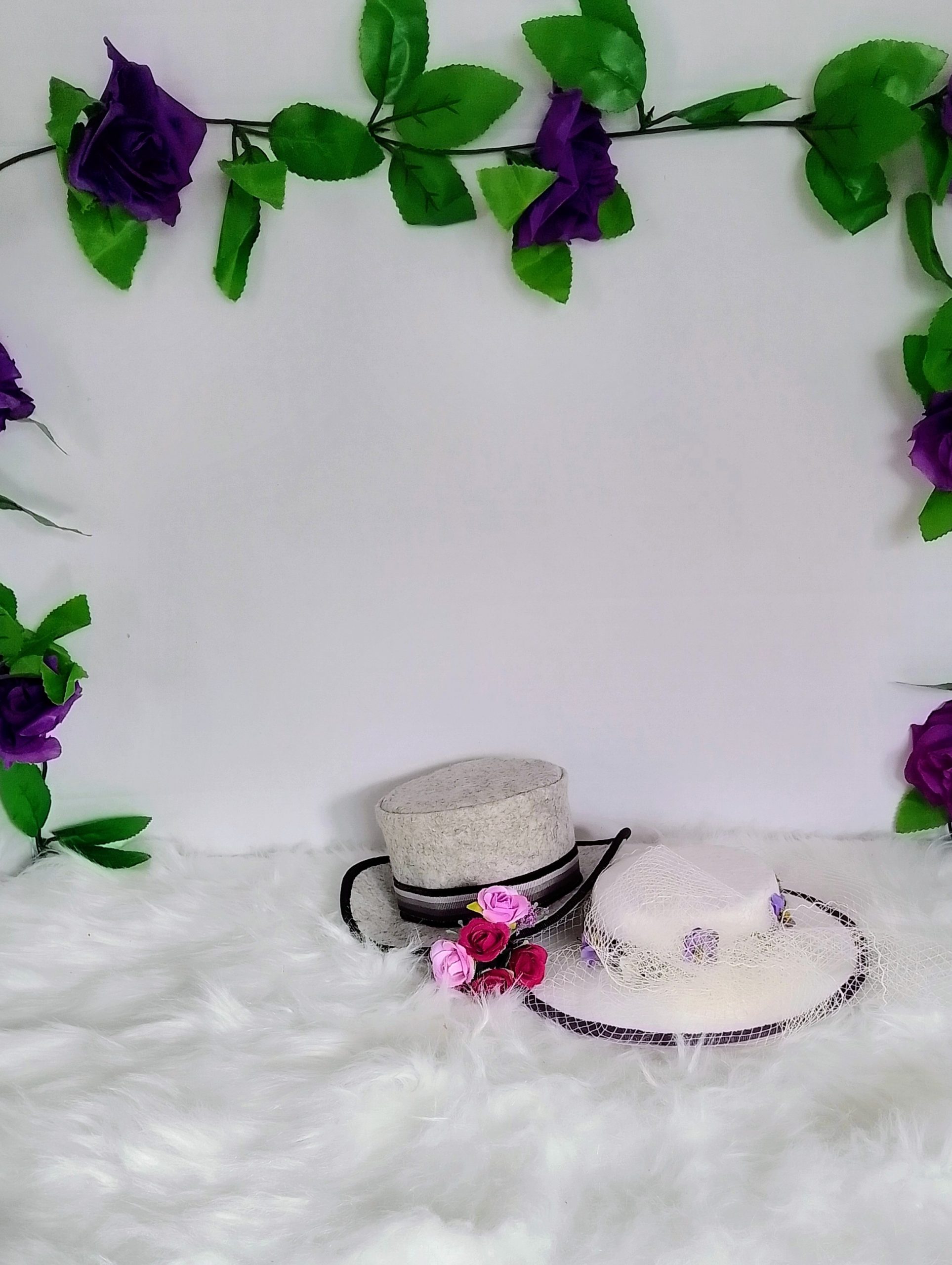 Couple of custom-clothed soft toy teddy bears (original base : Bebamour teddy bears), with unique, handcrafted wedding fashion and millinery by Enchanting World. - Image 15