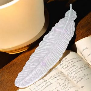 Feather Resin Bookmark
