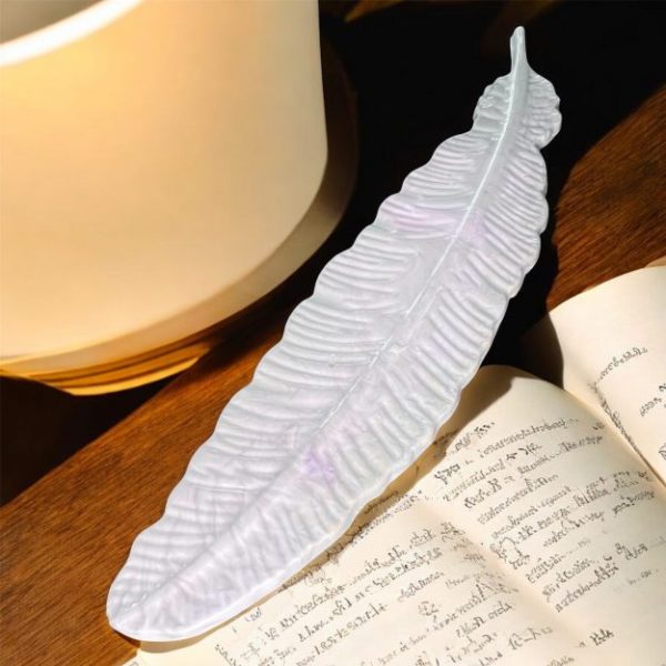 Feather Resin Bookmark