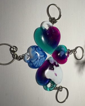 Heart Keyrings