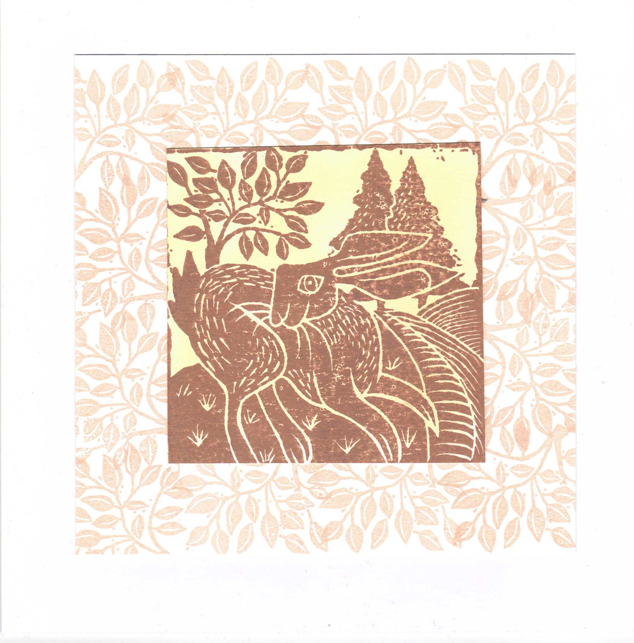 Handmade Card 'Hare'