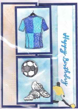 Football birthday Card