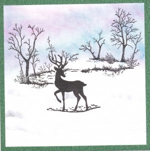 Handmade Winter Greeting Card