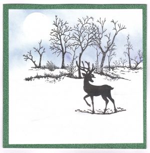 Handmade Winter card