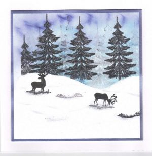 Winter Scene Handmade Card