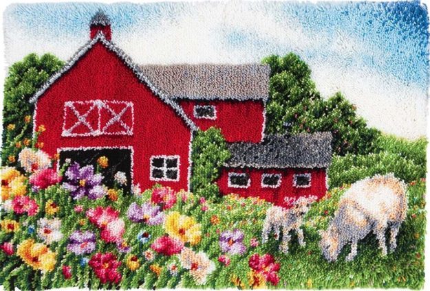 Rug Making Latch Hooking Kit | Animal Farm