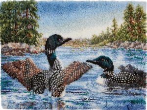 Rug Making Latch Hooking Kit | Ducks in Water