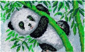 Rug Making Latch Hooking Kit | Panda