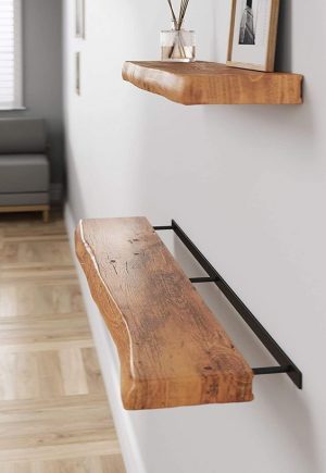 Handcrafted Solid Wood Floating Shelf – 80x30x4 cm (Copy)