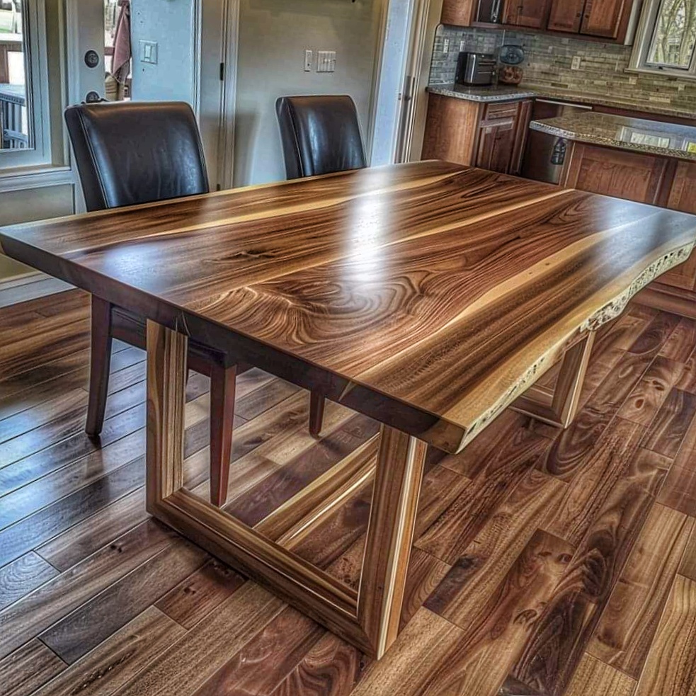 Walnut Dining Table 180x80 cm - Image 3