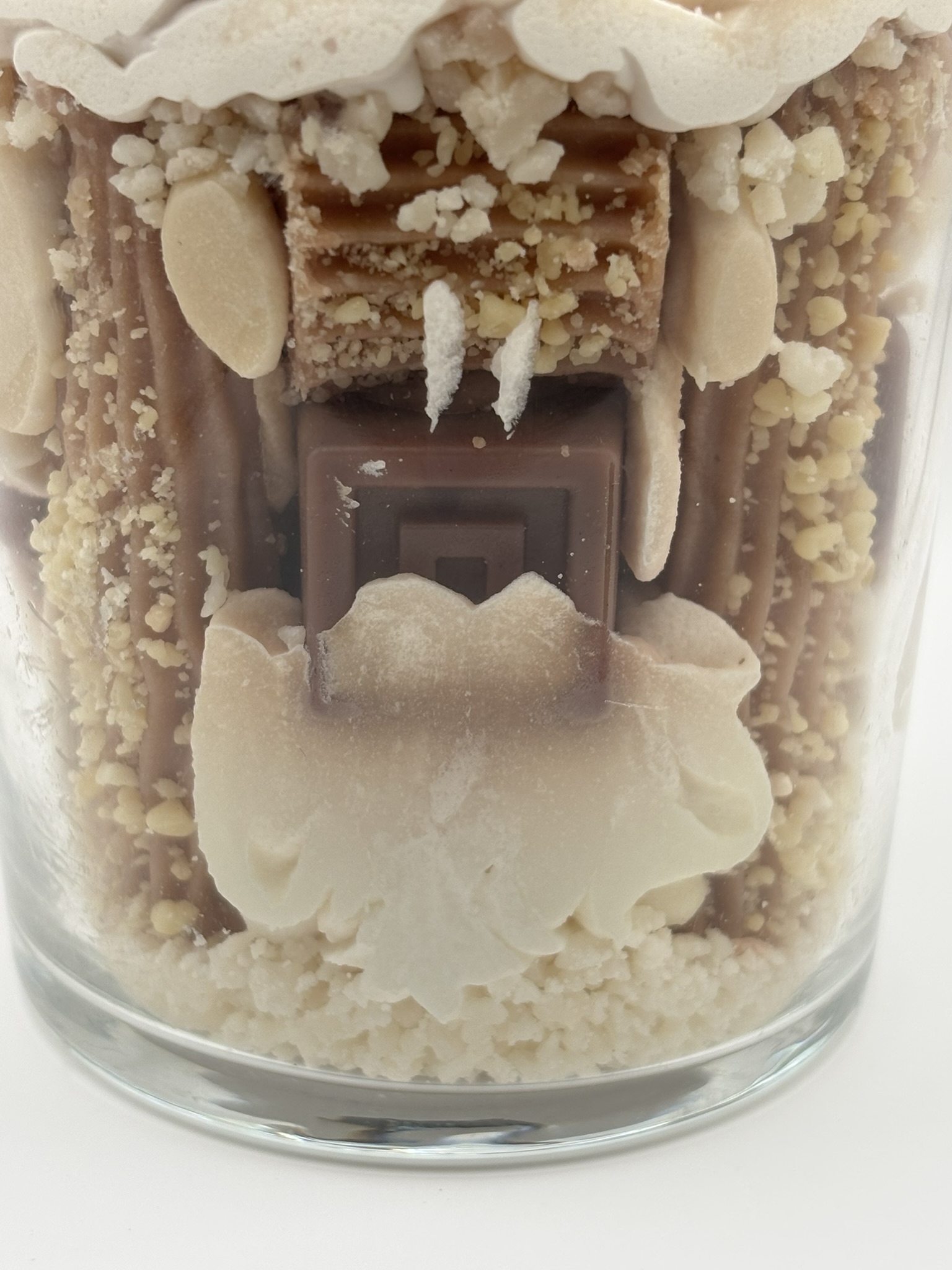 Churros & Chocolate Fudge Brownie Candle • Handmade Vegan Soy Wax - Image 3