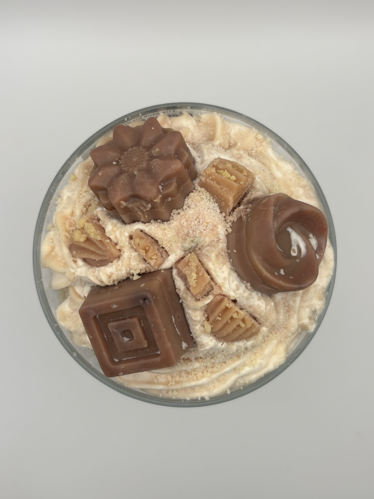 Churros & Chocolate Fudge Brownie Candle • Handmade Vegan Soy Wax - Image 8