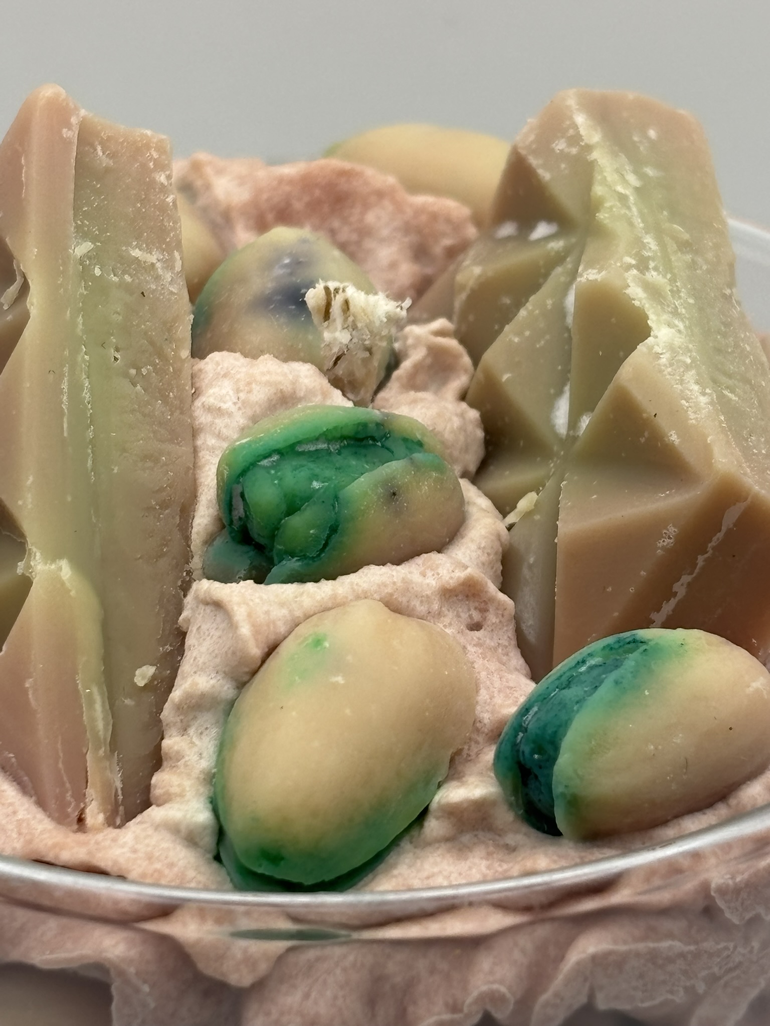 Handmade Dubai Chocolate Pistachio Candle • Soy Wax Dessert Candle • Luxury Scent - Image 8