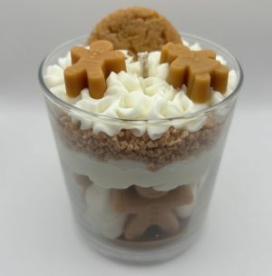 Spicy Gingerbread Cream Candle • Handmade Vegan Soy Candle • Cosy Dessert‑Style Home Décor