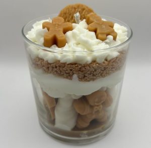 Gingerbread Crumb Dessert Candle • Handmade Vegan Soy Wax • 50–60hrs Burn