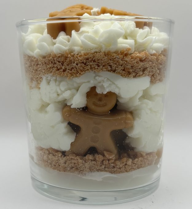 Cosy Gingerbread Soy Wax Candle – Handmade Vegan 250g