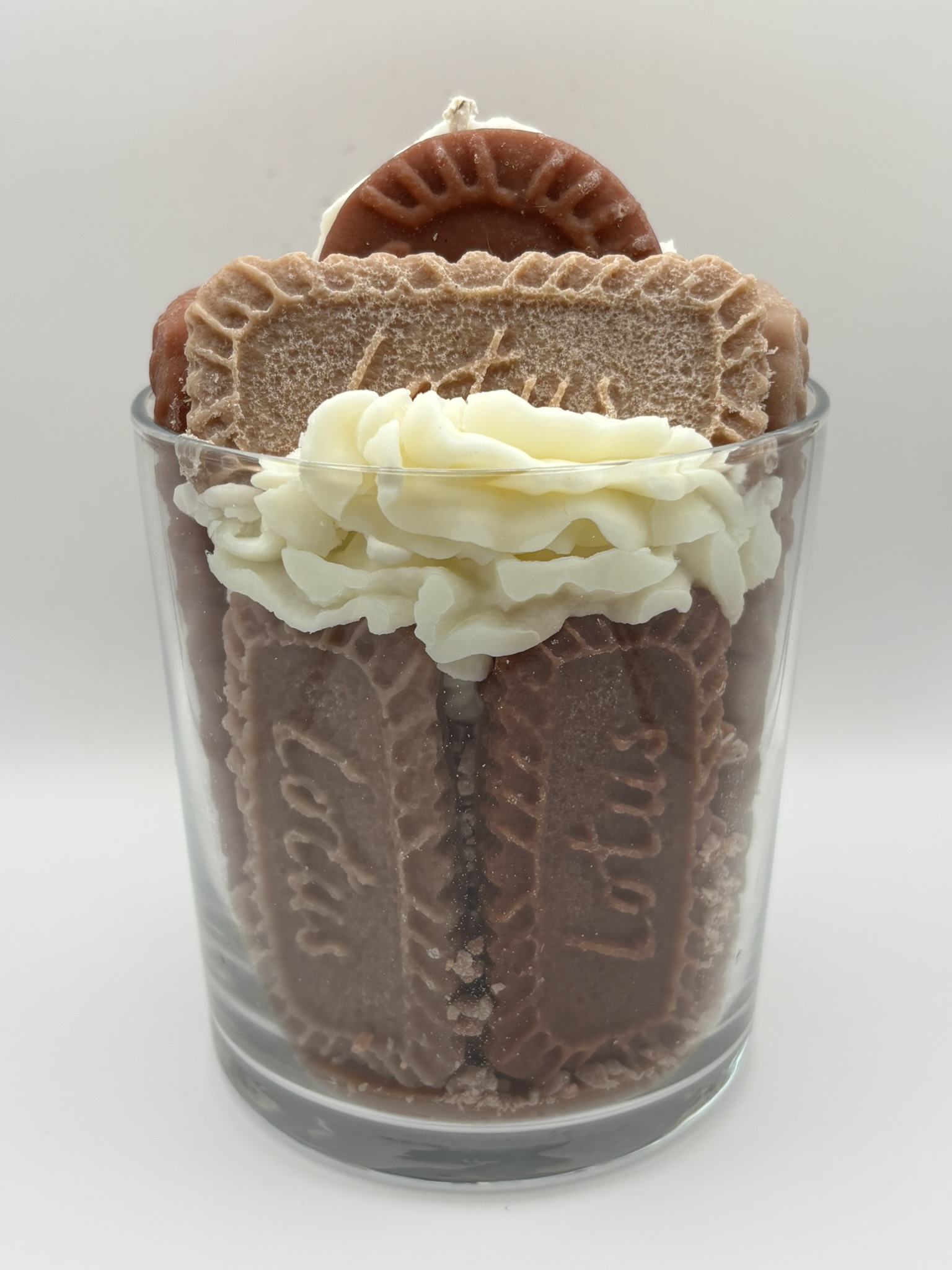 Hand‑Poured Biscoff Dessert Candle – Caramelised Biscuit Soy Wax - Image 2