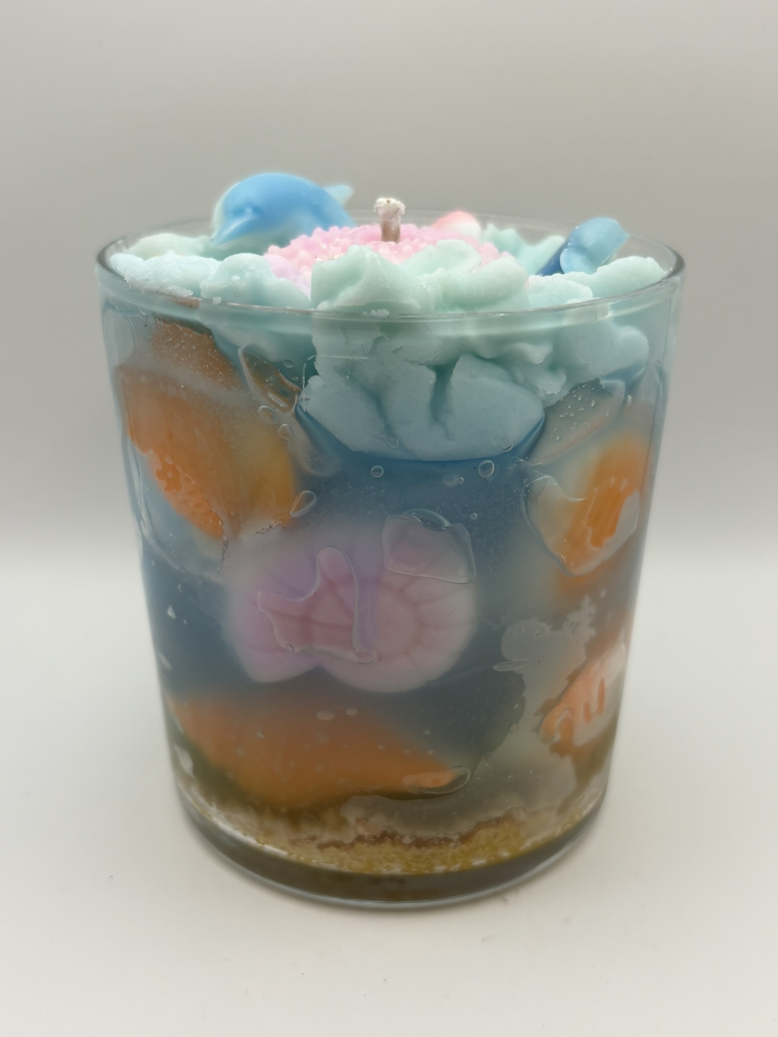 Deep Sea Marine Candle – Handmade Soy & Gel Wax Ocean‑Style Candle – 40–50hr Burn - Image 2