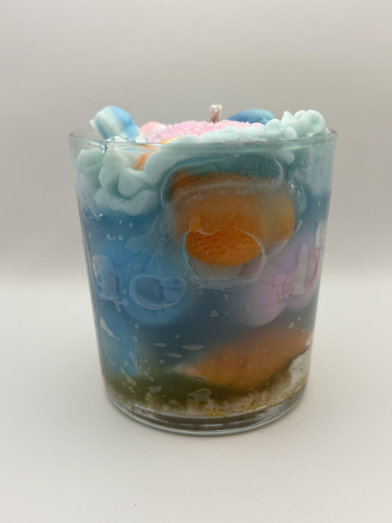 Deep Sea Marine Candle – Handmade Soy & Gel Wax Ocean‑Style Candle – 40–50hr Burn - Image 3