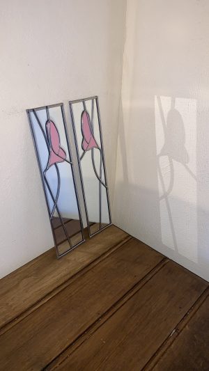 Pair of Lilly mirrors