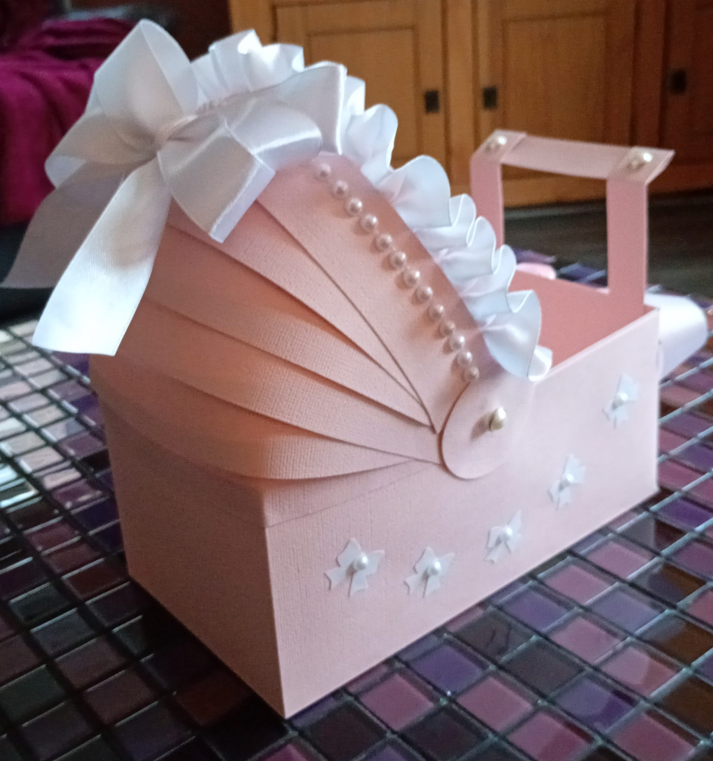 Pram baby gift box