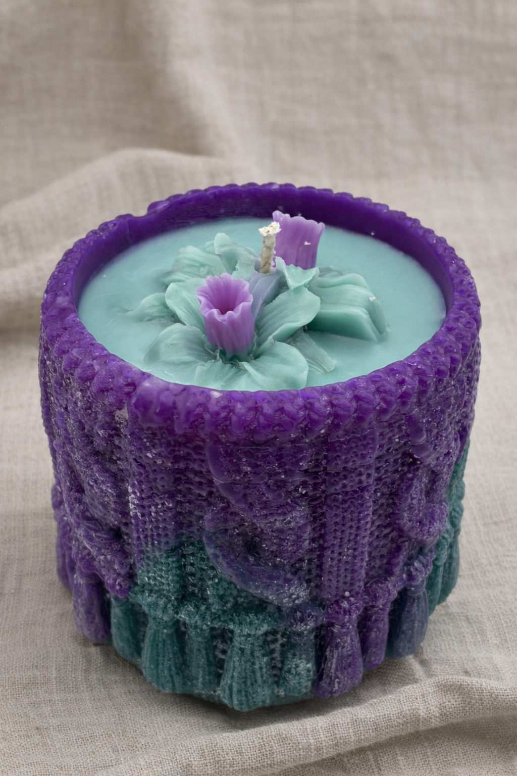 🌾 Narcissus Bloom Pillar Candle — Fresh Linen Scent - Image 11