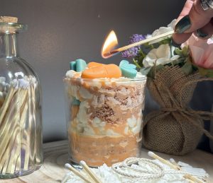 🥕 Carrot Cake Dessert Candle — Spiced Bakery‑Style Soy Wax