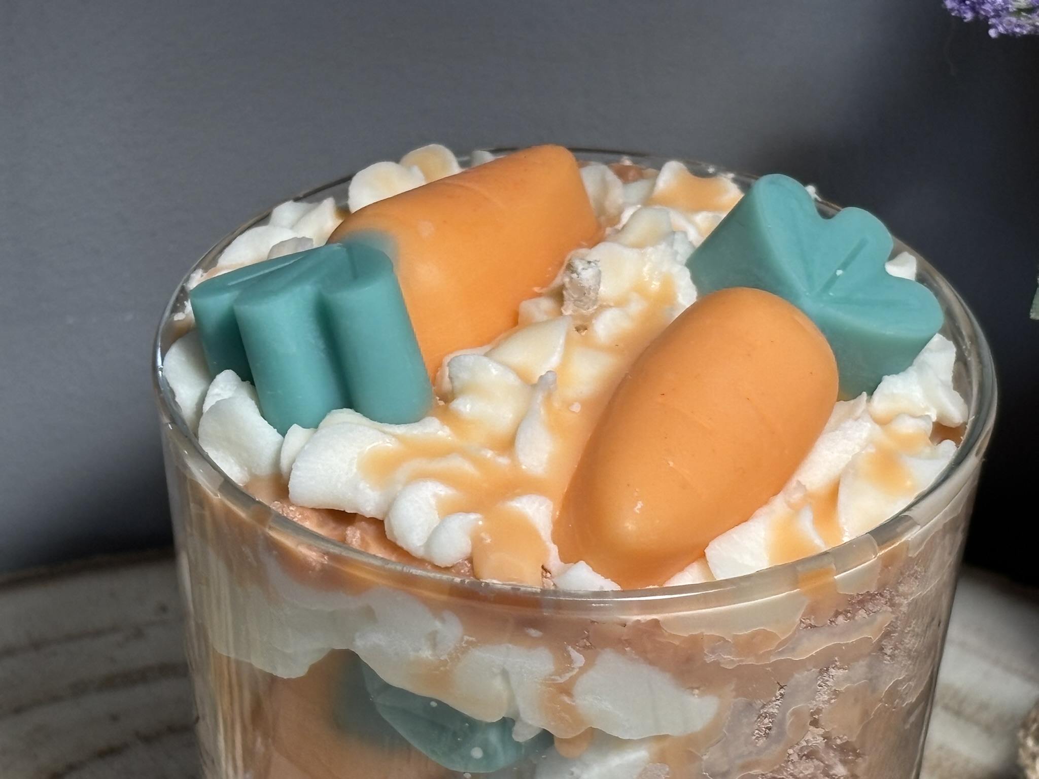 🥕 Carrot Cake Dessert Candle — Spiced Bakery‑Style Soy Wax - Image 10