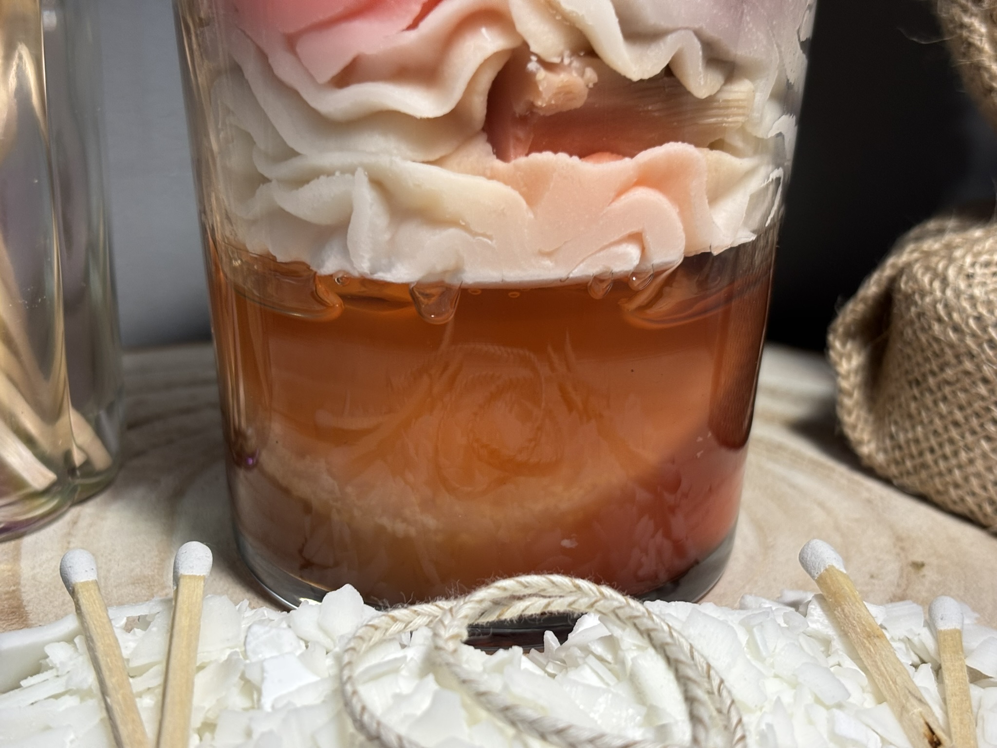 🍒 Cherry Bakewell Dessert Candle | Handmade Soy Wax | Sweet Bakery Scent - Image 3