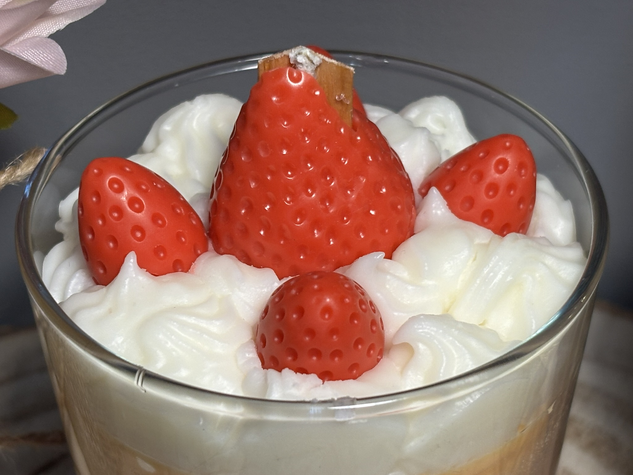 🍓 Strawberry Trifle Inspired Candle — Fruity Vanilla Dessert Scent - Image 5