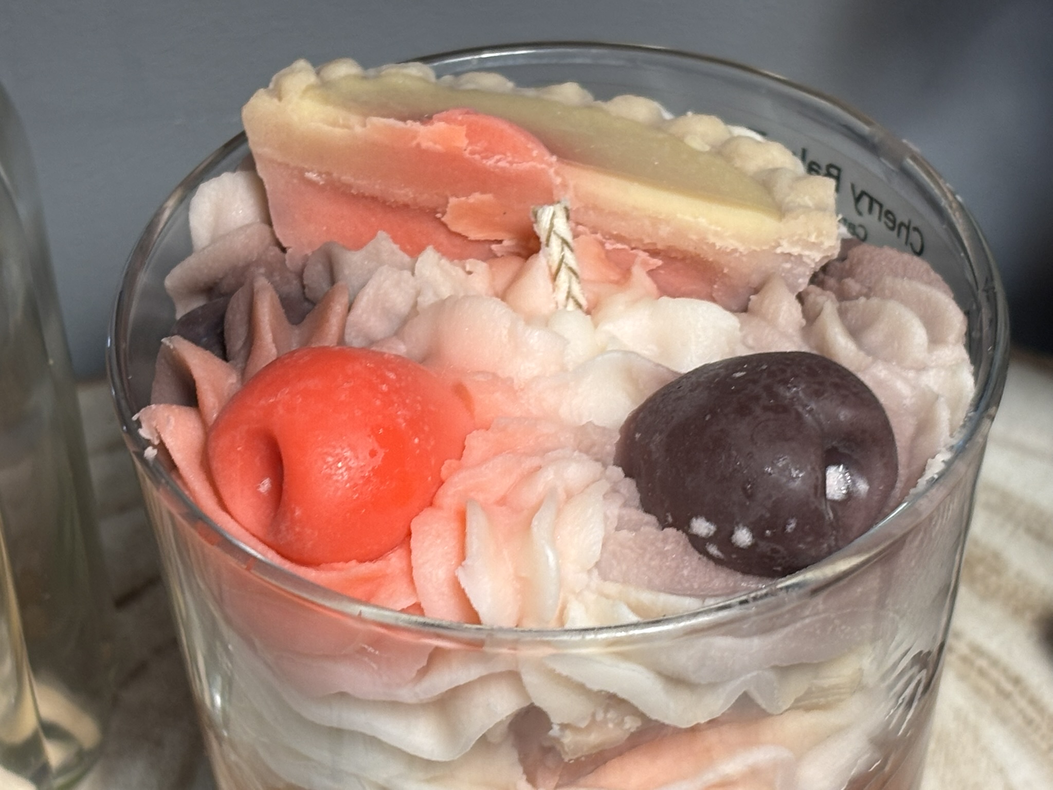 🍒 Cherry Bakewell Dessert Candle | Handmade Soy Wax | Sweet Bakery Scent - Image 6